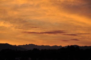 View of Front Range, Denver, CO